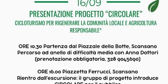la presentazione del progetto a scansano GR