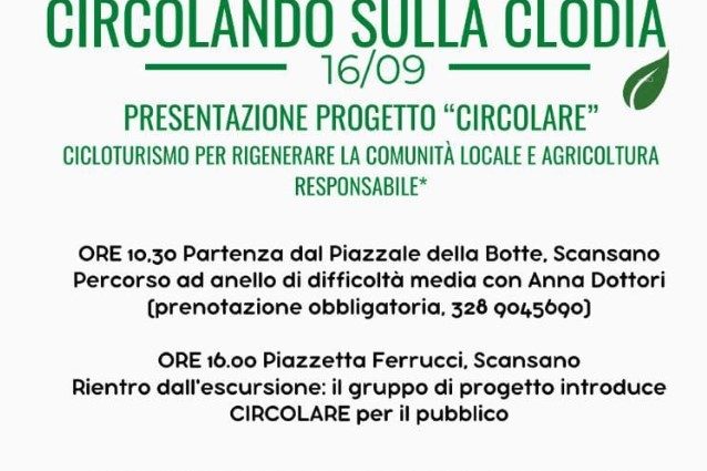 la presentazione del progetto a scansano GR