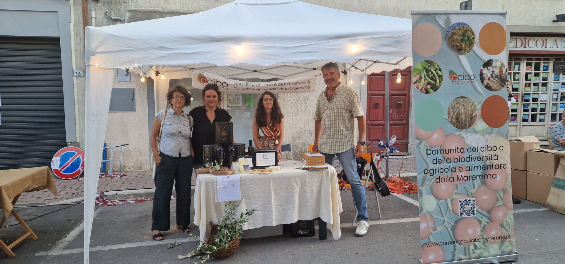 Stand di Ccibo Maremma a Vinellando 2025 Magliano in Toscana